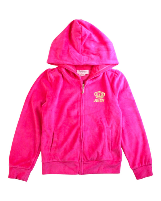 A Pink Pants Sets from Juicy Couture in size 6T for girl. (Front View)