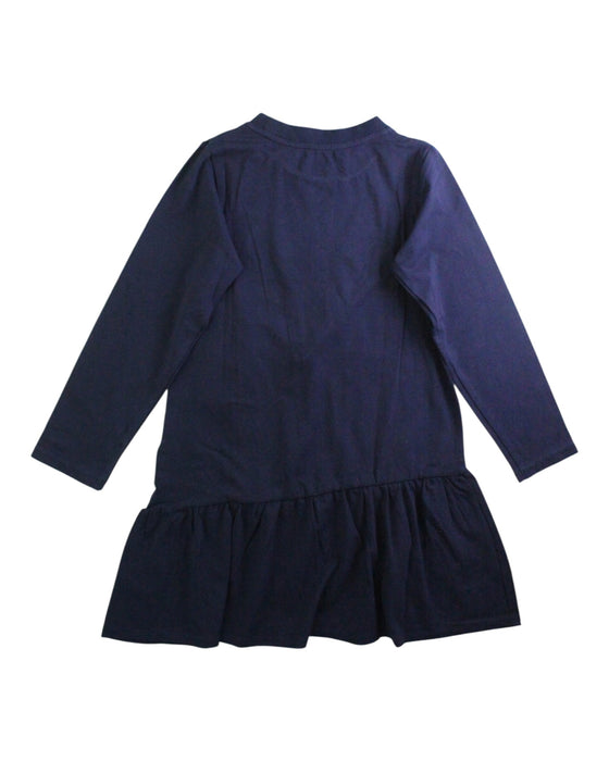 A Navy Long Sleeve Dresses from Kate Spade in size 9Y for girl. (Back View)