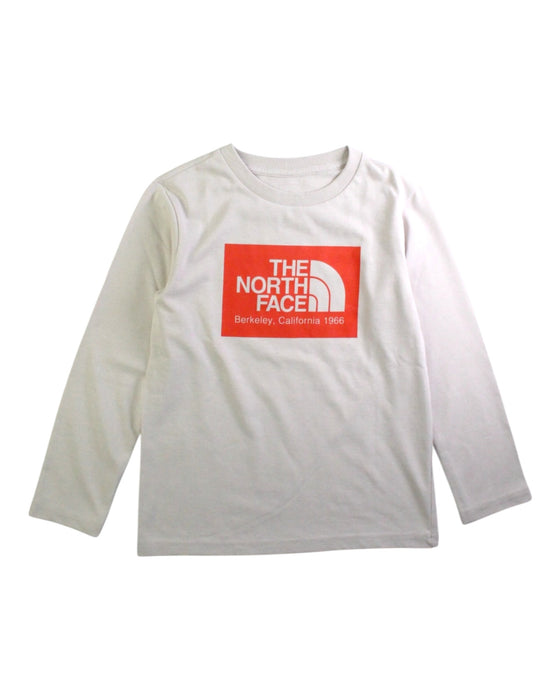 A White Long Sleeve T Shirts from The North Face in size 10Y for neutral. (Front View)