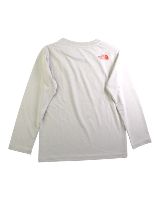 A White Long Sleeve T Shirts from The North Face in size 10Y for neutral. (Back View)