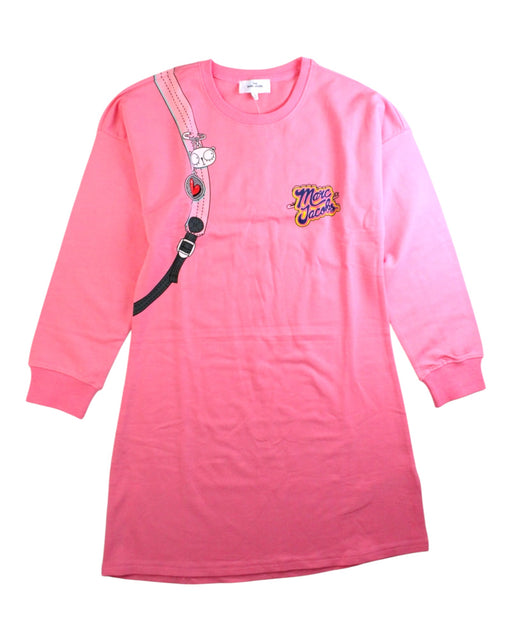 A Pink Sweater Dresses from Little Marc Jacobs in size 10Y for girl. (Front View)