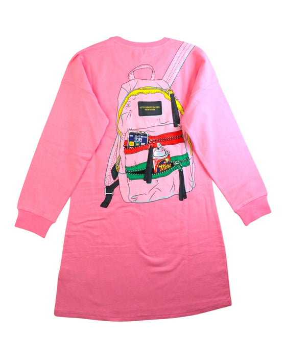 A Pink Sweater Dresses from Little Marc Jacobs in size 10Y for girl. (Back View)