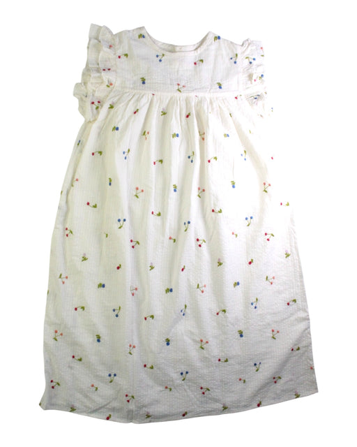 A White Sleeveless Dresses from Bonpoint in size 12Y for girl. (Front View)