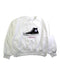 A White Crewneck Sweatshirts from Converse in size 10Y for girl. (Front View)