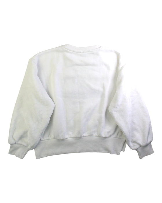 A White Crewneck Sweatshirts from Converse in size 10Y for girl. (Back View)