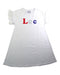 A White Short Sleeve Dresses from Lee in size 5T for girl. (Front View)