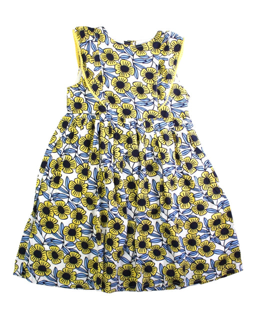 A Blue Sleeveless Dresses from DPAM in size 8Y for girl. (Front View)