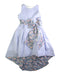 A Blue Sleeveless Dresses from Rare Editions in size 8Y for girl. (Front View)