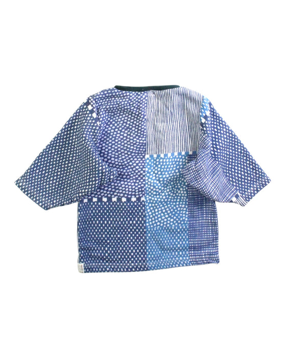 A Blue Long Sleeve Tops from Sou Sou in size 2T for boy. (Back View)
