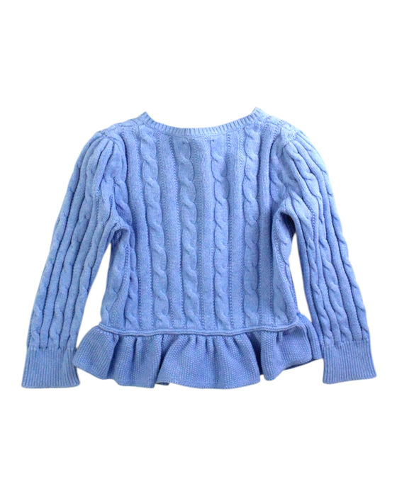 A Blue Cardigans from Polo Ralph Lauren in size 3T for girl. (Back View)