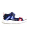 A Navy Sandals from Dr. Kong in size 3T for boy. (Front View)