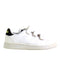 A White Sneakers from Adidas in size 5T for boy. (Front View)