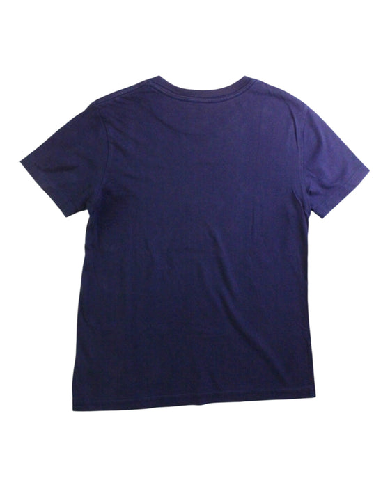 A Navy Short Sleeve T Shirts from Polo Ralph Lauren in size 7Y for boy. (Back View)