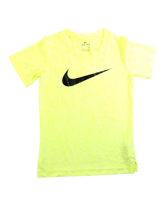 A Yellow Short Sleeve T Shirts from Nike in size 6T for neutral. (Front View)