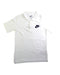 A White Short Sleeve Polos from Nike in size 10Y for boy. (Front View)