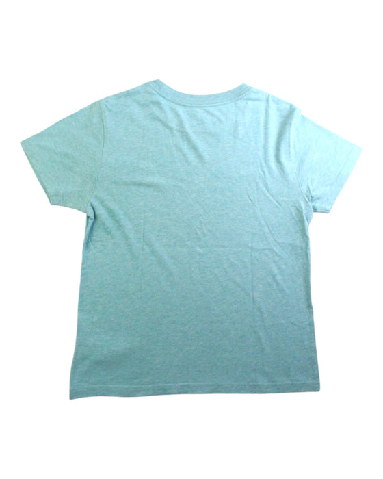 A Blue Short Sleeve T Shirts from Polo Ralph Lauren in size 7Y for boy. (Back View)