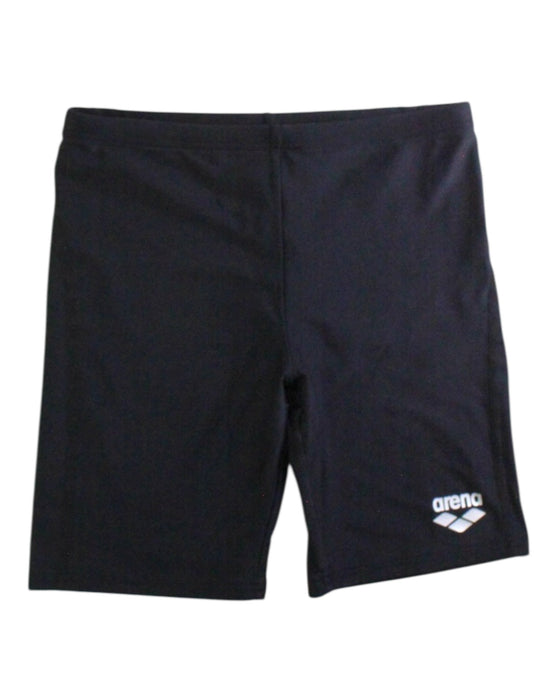 A Black Swim Shorts from Arena in size 12Y for boy. (Front View)