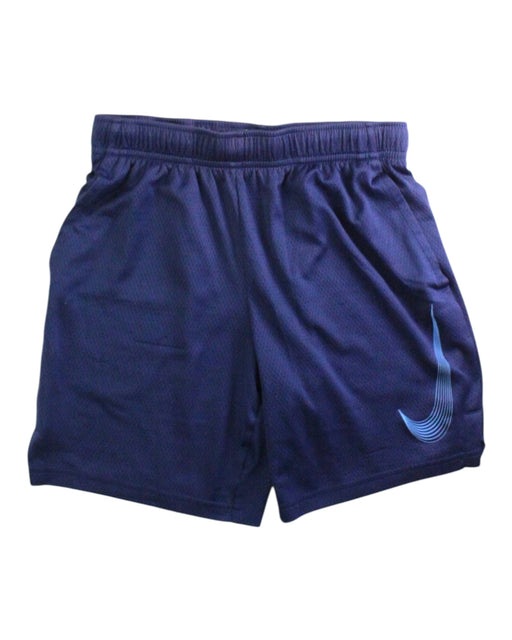 A Navy Active Shorts from Nike in size 10Y for boy. (Front View)