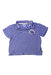 A Blue Short Sleeve Polos from Petit Bateau in size 3T for boy. (Front View)