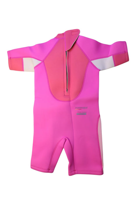 A Pink Wetsuits from Arena in size 5T for boy. (Back View)