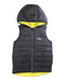 A Black Outerwear Vests from Boss in size 8Y for boy. (Front View)