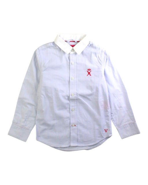 A White Long Sleeve Shirts from Vicomte A. in size 4T for boy. (Front View)