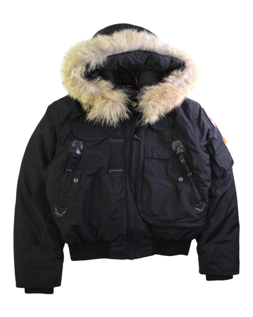 A Black Puffer/Quilted Coats & Outerwear from Parajumpers in size 10Y for neutral. (Front View)