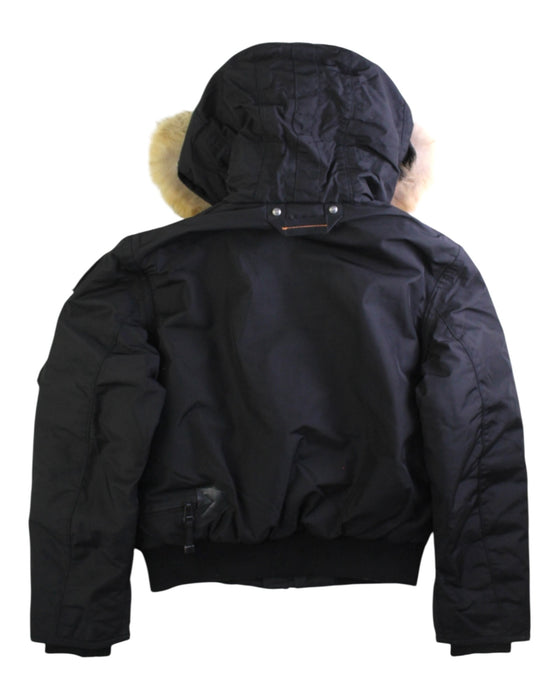 A Black Puffer/Quilted Coats & Outerwear from Parajumpers in size 10Y for neutral. (Back View)