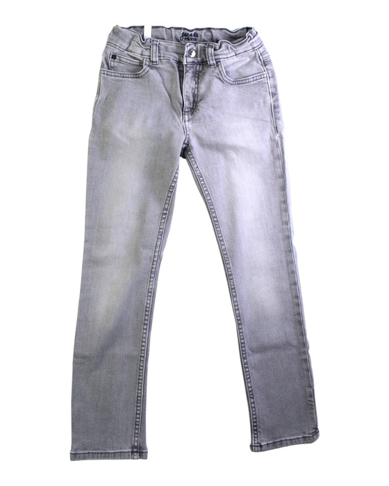 A Grey Jeans from Jacadi in size 8Y for boy. (Front View)