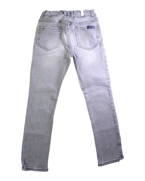 A Grey Jeans from Jacadi in size 8Y for boy. (Back View)