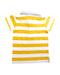 A Yellow Short Sleeve Polos from Jacadi in size 4T for boy. (Back View)