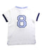 A White Short Sleeve Shirts from Jacadi in size 4T for boy. (Back View)