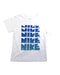 A White Short Sleeve T Shirts from Nike in size 6T for boy. (Front View)