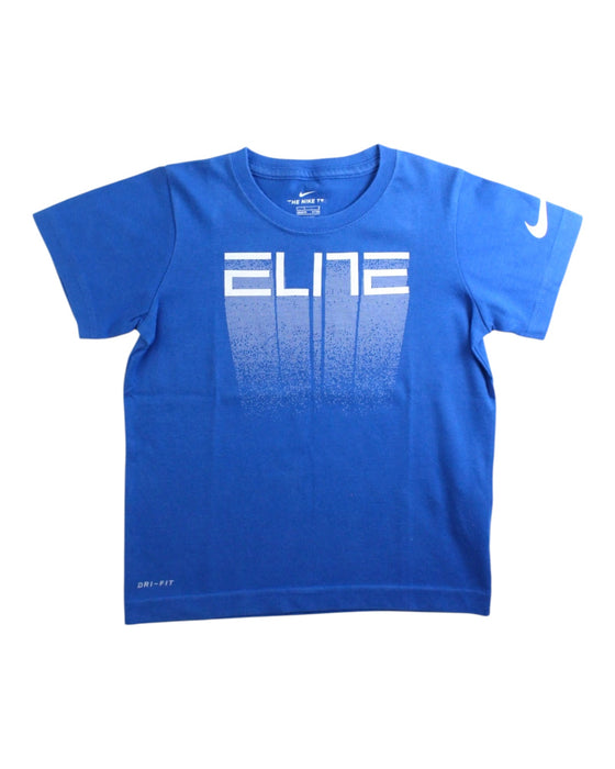 A Blue Short Sleeve T Shirts from Nike in size 6T for boy. (Front View)