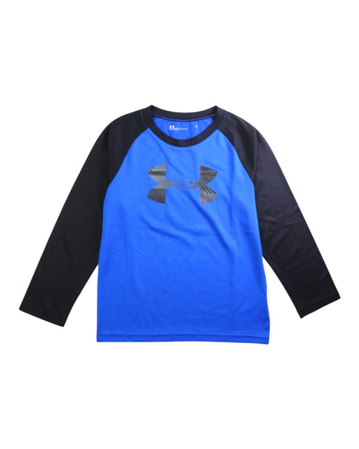 A Black Active Tops from Under Armour in size 6T for boy. (Front View)