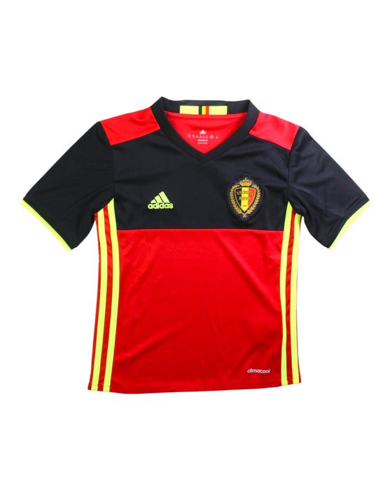 A Red Active Tops from Adidas in size 7Y for boy. (Front View)