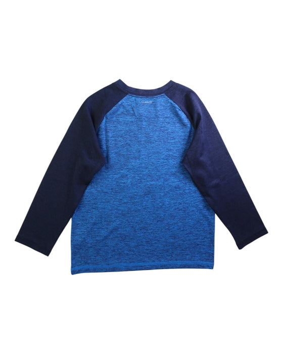 A Blue Long Sleeve T Shirts from Adidas in size 6T for boy. (Back View)