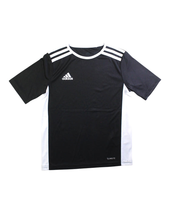 A Black Active Tops from Adidas in size 9Y for boy. (Front View)