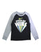 A Black Long Sleeve T Shirts from Nike in size 5T for boy. (Front View)