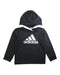A Black Hooded Sweatshirts from Adidas in size 5T for neutral. (Front View)