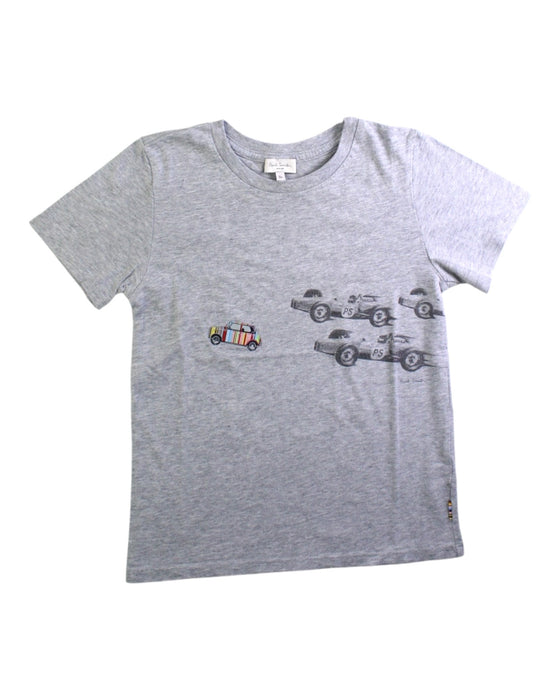 A Grey Short Sleeve T Shirts from Paul Smith in size 8Y for boy. (Front View)