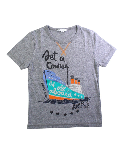 A Grey Short Sleeve T Shirts from Little Marc Jacobs in size 6T for boy. (Front View)