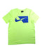 A Green Short Sleeve T Shirts from Nike in size 10Y for boy. (Front View)
