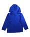A Blue Hooded Sweatshirts from Adidas in size 7Y for boy. (Back View)