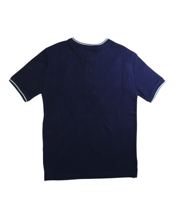 A Navy Short Sleeve Polos from Polo Ralph Lauren in size 8Y for boy. (Back View)