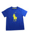 A Blue Short Sleeve T Shirts from Polo Ralph Lauren in size 5T for boy. (Front View)