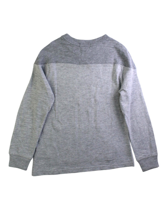 A Grey Crewneck Sweatshirts from Polo Ralph Lauren in size 5T for boy. (Back View)