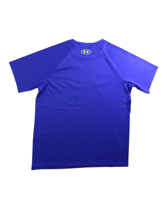 A Blue Active Tops from Under Armour in size 10Y for boy. (Back View)