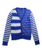 A Blue Cardigans from Aquascutum in size 6T for boy. (Front View)