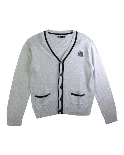 A Grey Cardigans from Aquascutum in size 6T for boy. (Front View)